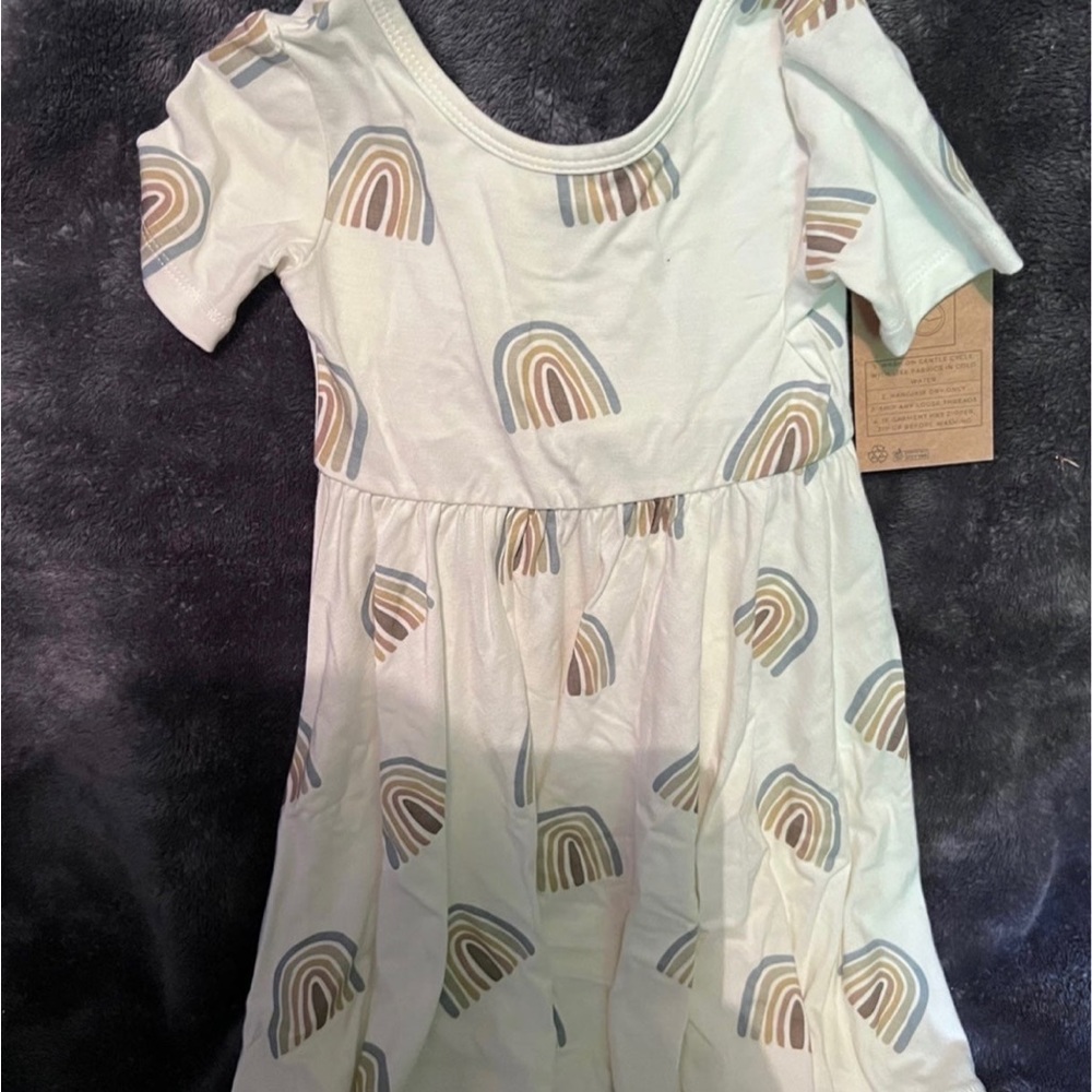 Kyte baby aloe rainbow twirl dress